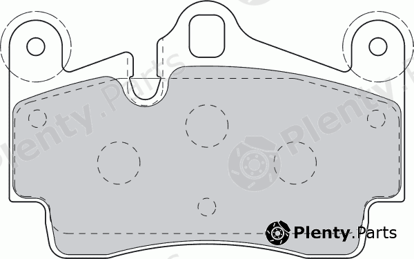  FERODO part FDB1627 Brake Pad Set, disc brake