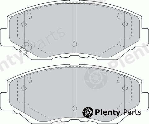  FERODO part FDB1658 Brake Pad Set, disc brake