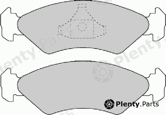  FERODO part FSL589 Brake Pad Set, disc brake