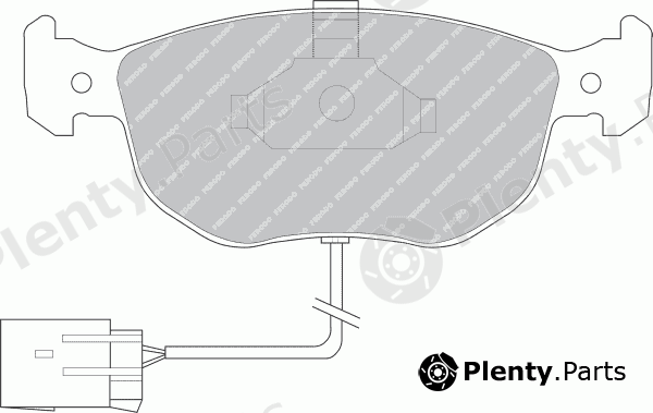  FERODO part FSL767 Brake Pad Set, disc brake