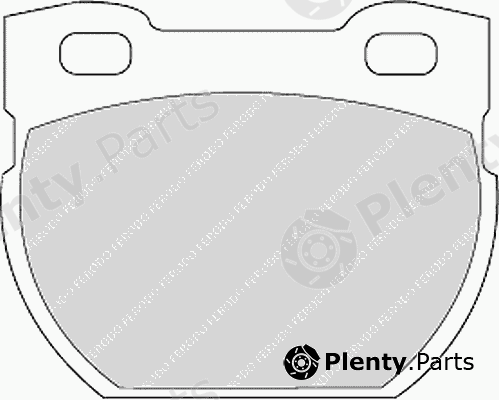  FERODO part FDB872 Brake Pad Set, disc brake