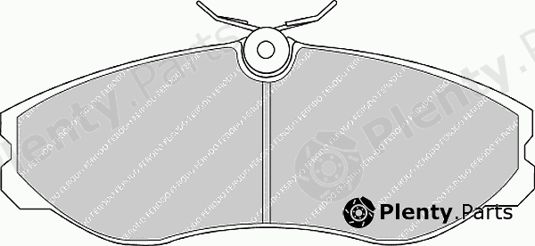  FERODO part FSL909 Brake Pad Set, disc brake