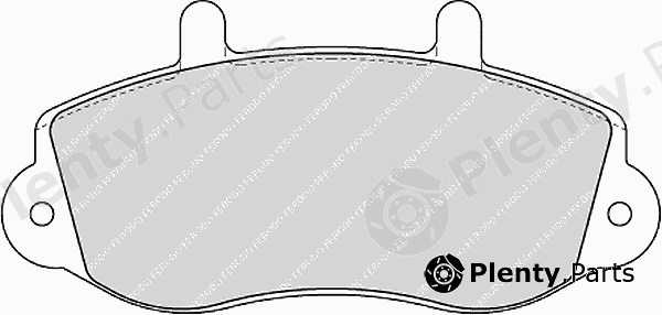  FERODO part FVR1292 Brake Pad Set, disc brake