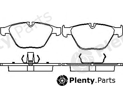  BREMBO part P06031 Brake Pad Set, disc brake