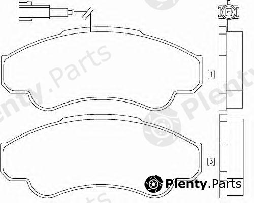  BREMBO part P23092 Brake Pad Set, disc brake