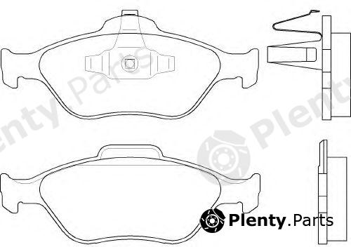  BREMBO part P24055 Brake Pad Set, disc brake