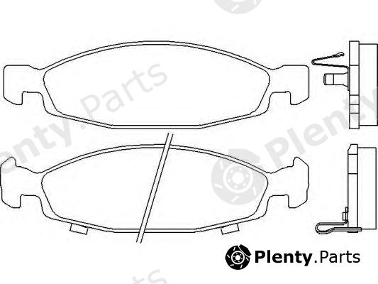  BREMBO part P37005 Brake Pad Set, disc brake