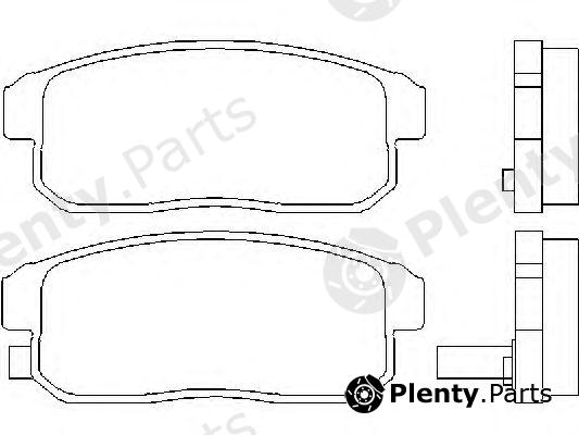  BREMBO part P49035 Brake Pad Set, disc brake