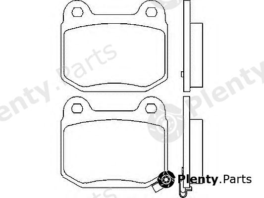 BREMBO part P56048 Brake Pad Set, disc brake