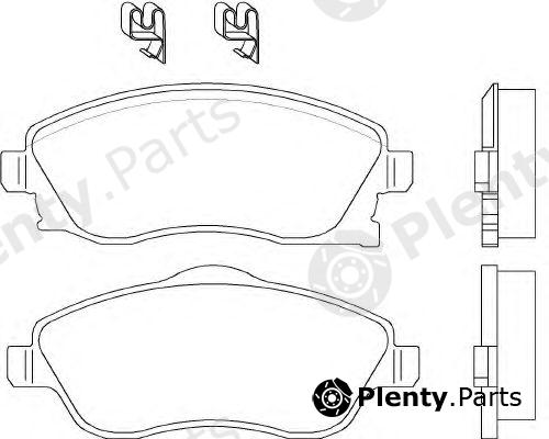  BREMBO part P59036 Brake Pad Set, disc brake
