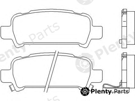  BREMBO part P78011 Brake Pad Set, disc brake