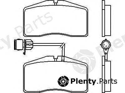  BREMBO part P85053 Brake Pad Set, disc brake