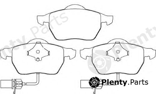  BREMBO part P85085 Brake Pad Set, disc brake