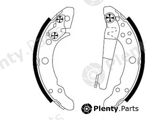  MINTEX part MFR175 Brake Shoe Set