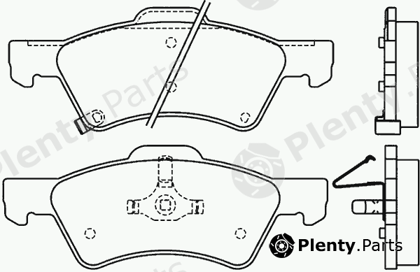  MINTEX part MDB2216 Brake Pad Set, disc brake