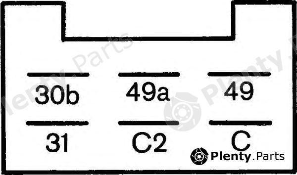  HELLA part 4DM003944-041 (4DM003944041) Flasher Unit