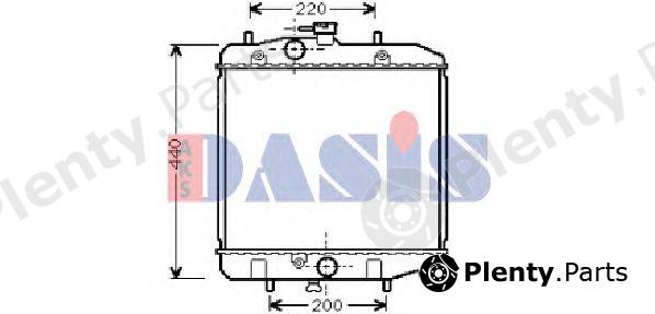  AKS DASIS part 360170N Radiator, engine cooling