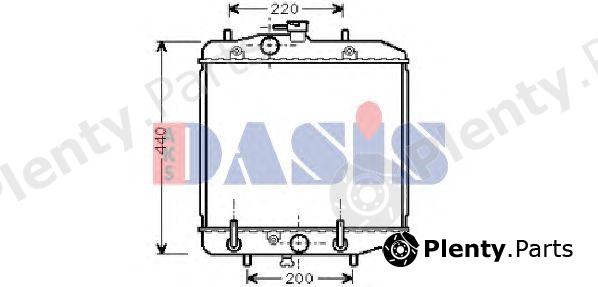  AKS DASIS part 360260N Radiator, engine cooling