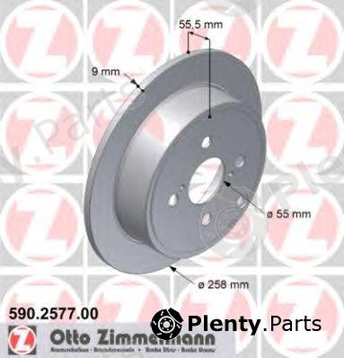  ZIMMERMANN part 590.2577.00 (590257700) Brake Disc