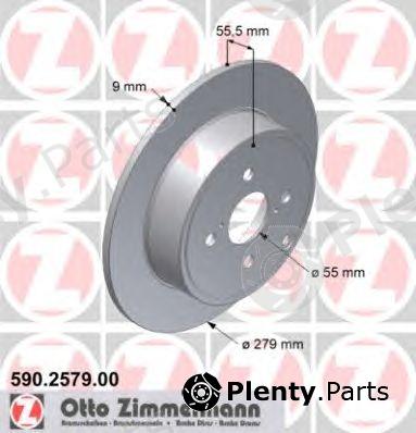  ZIMMERMANN part 590.2579.00 (590257900) Brake Disc