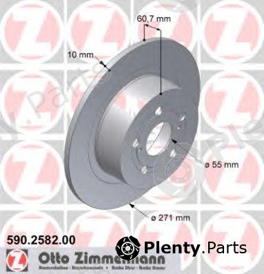  ZIMMERMANN part 590.2582.00 (590258200) Brake Disc
