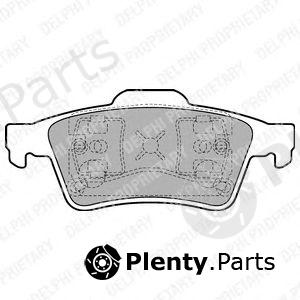  DELPHI part LP1701 Brake Pad Set, disc brake