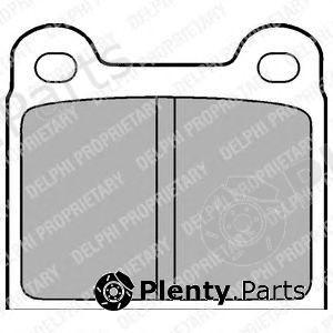  DELPHI part LP18 Brake Pad Set, disc brake