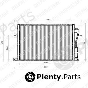  DELPHI part TSP0225112 Condenser, air conditioning