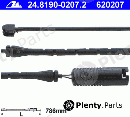  ATE part 24.8190-0207.2 (24819002072) Warning Contact, brake pad wear