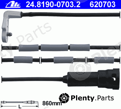  ATE part 24.8190-0703.2 (24819007032) Warning Contact, brake pad wear