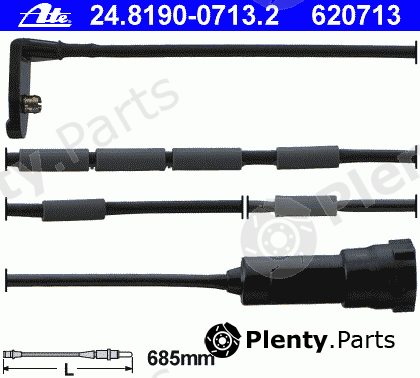  ATE part 24.8190-0713.2 (24819007132) Warning Contact, brake pad wear