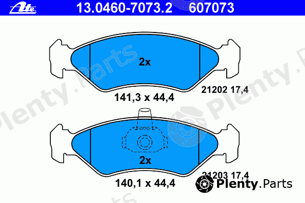  ATE part 13.0460-7073.2 (13046070732) Brake Pad Set, disc brake