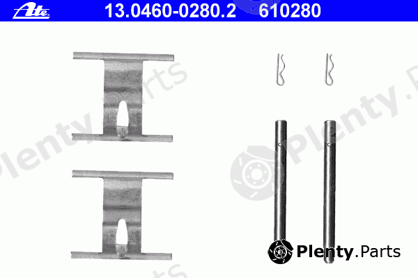  ATE part 13.0460-0280.2 (13046002802) Accessory Kit, disc brake pads
