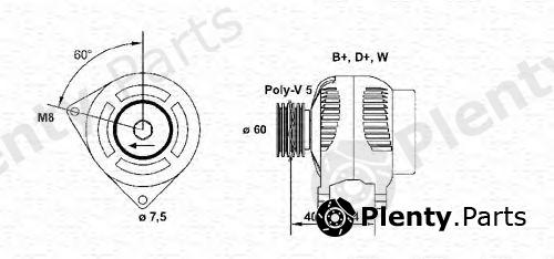  MAGNETI MARELLI part 063341730010 Alternator