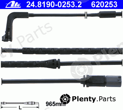  ATE part 24.8190-0253.2 (24819002532) Warning Contact, brake pad wear