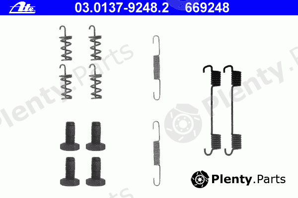  ATE part 03.0137-9248.2 (03013792482) Accessory Kit, parking brake shoes