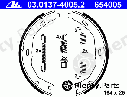  ATE part 03.0137-4005.2 (03013740052) Brake Shoe Set, parking brake