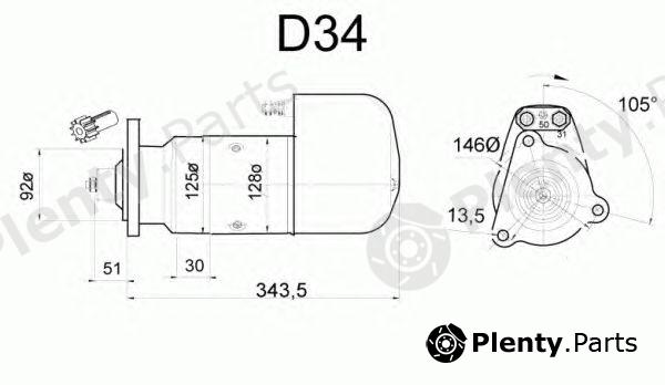  DELCO REMY part 19024151 Starter