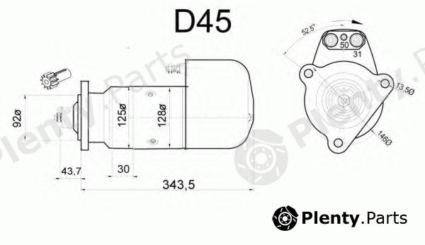  DELCO REMY part 19024085 Starter