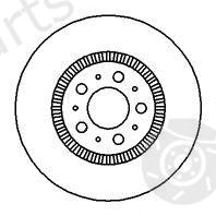  NK part 344842 Brake Disc