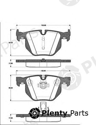  NK part 221526 Brake Pad Set, disc brake