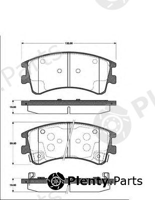  NK part 223245 Brake Pad Set, disc brake