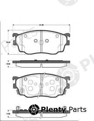  NK part 223249 Brake Pad Set, disc brake