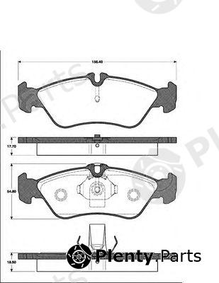  NK part 223329 Brake Pad Set, disc brake
