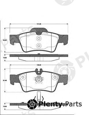  NK part 223353 Brake Pad Set, disc brake