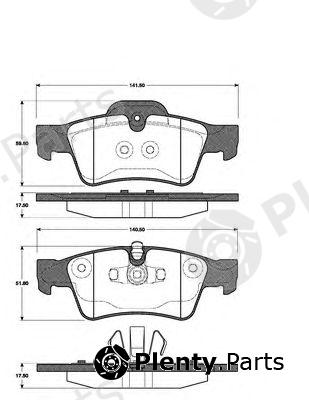  NK part 223361 Brake Pad Set, disc brake