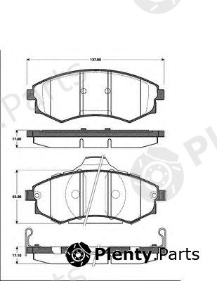  NK part 223423 Brake Pad Set, disc brake