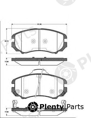  NK part 223425 Brake Pad Set, disc brake