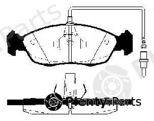  NK part 223726 Brake Pad Set, disc brake