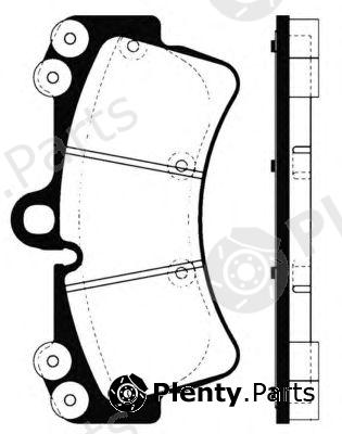  NK part 224772 Brake Pad Set, disc brake